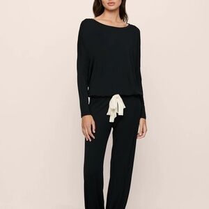 Eberjey Gisele TENCEL™ Modal Slouchy PJ Set w/Tags - Black